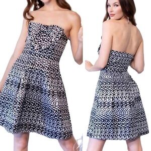 NWOT Anthropologie Eva Franco Fifi Silverado Geometric Patterned Dress - Size 6